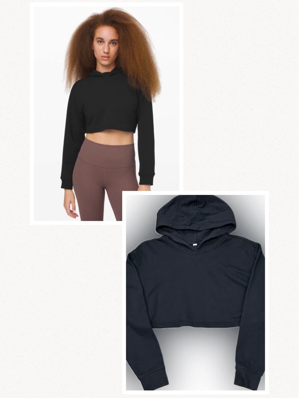 Lululemon All Yours Cropped Hoodie Sz. 8 | Black